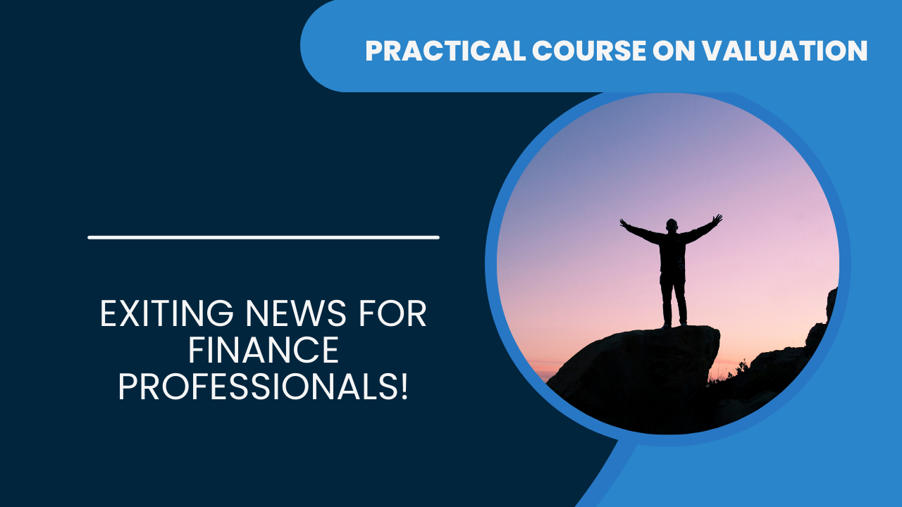 Valuation Course Mentoring Finance